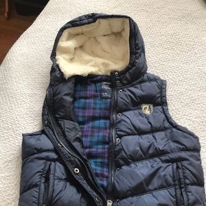 Down Vest with Hood